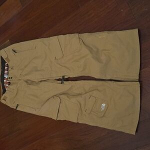 The North Face cryptic women medium khaki Snow Ski pants